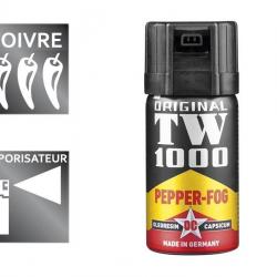 BEL2113 LOT DE 6  AEROSOLS DE DEFENSE POIVRE FOG TW 1000 "MAN"  40ML NEUF