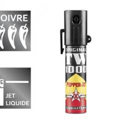 BEL2115 LOT DE 6 AEROSOLS DE DEFENSE POIVRE JET LIQUIDE TW 1000 "LADY" 20ML NEUF