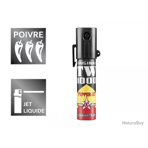 BEL2115 LOT DE 6 AEROSOLS DE DEFENSE POIVRE JET LIQUIDE TW 1000 "LADY" 20ML NEUF