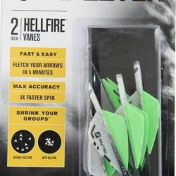 VANES NAP QUICK FLETCH HELLFIRE 2" JAUNE