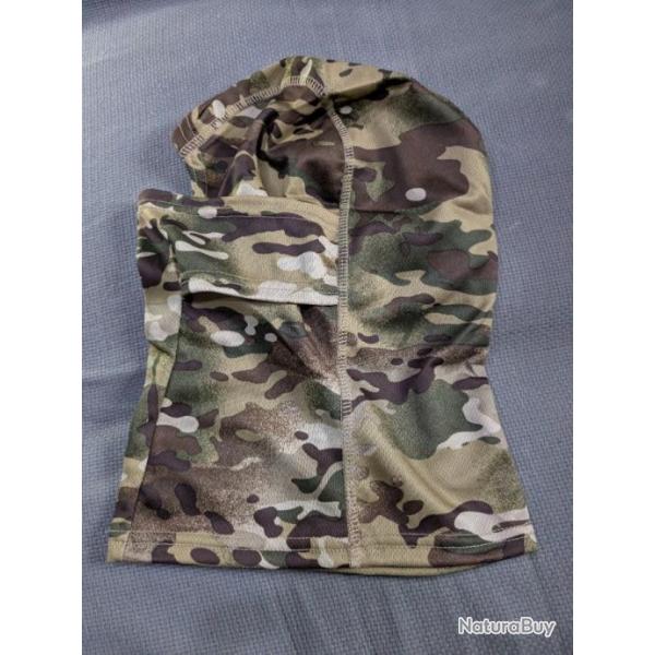 Cagoule en lycra respirante camouflage , chasse tactile , pche et autre / ref n1