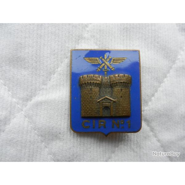 ancien insigne militaire franais CIR n1 - centre d'instruction rgional