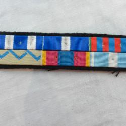 barrette de rappel de 6 décorations militaires 1