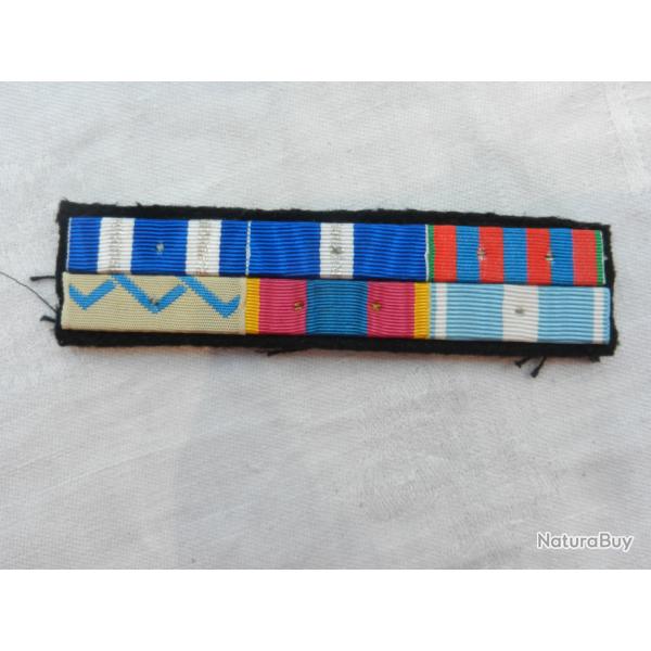 barrette de rappel de 6 dcorations militaires 1