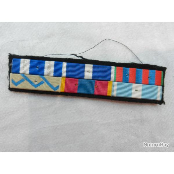 barrette de rappel de 6 dcorations militaires 5