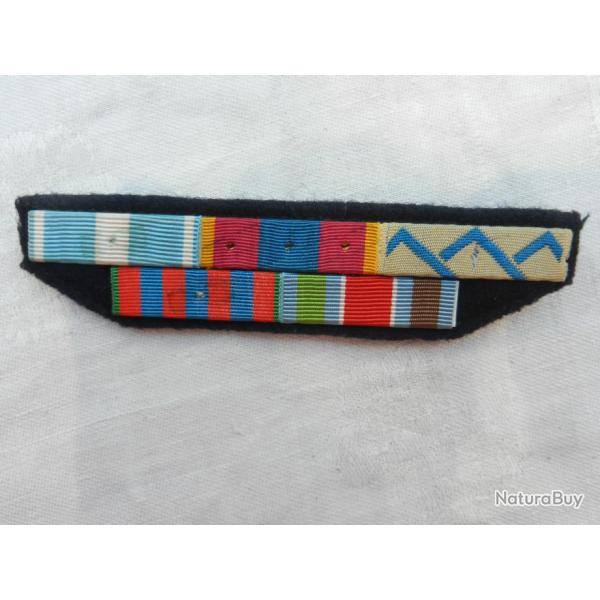 barrette de rappel de 5 dcorations militaires 6