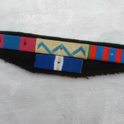 barrette de rappel de 4 décorations militaires 7