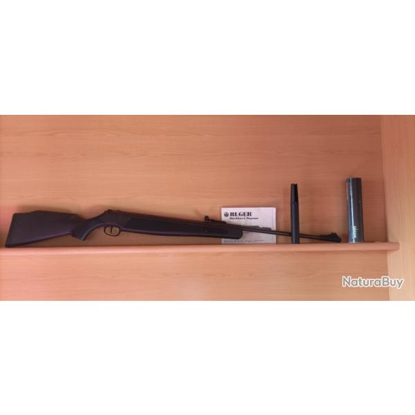 Air comprim RUGER Blackhawk Magnum 4.5 /32 Joules + Modrateur de son Diana 4.5/5.5