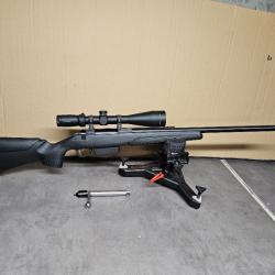 Tikka T3x varmint calibre 222 avec lunette leupold 8x24x50