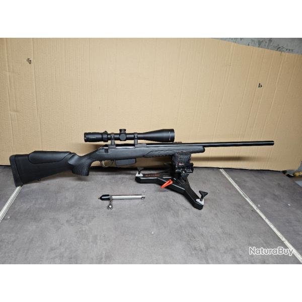 Tikka T3x varmint calibre 222 avec lunette leupold 8x24x50