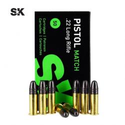 MUNITIONS SK Pistol Match - 22LR 40gr x50