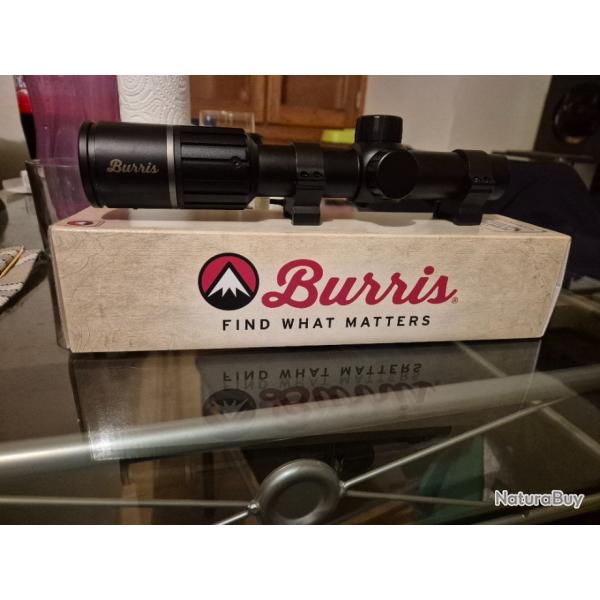 Vend  lunette de  battue  barris Rt-6 ,1-624 diamtre 30mm avec  collier  amovible leupold