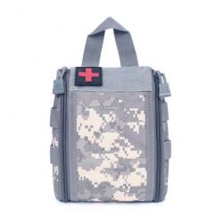 Dulpowder-Trousse de premiers soins, sac médical EDC -*CAMOUFLAGE-BLEU -*