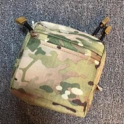 DuleDC-Poudres GP Molle Airsoft, Petit sac de taille carré *-MCAD