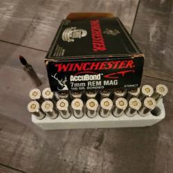 Munitions 7mm Rem Magnum Winchester Supreme 160 grs accubond CT