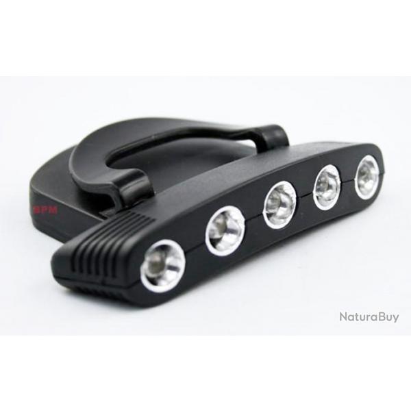 Lampe Frontale Cap light ( 5 LED )