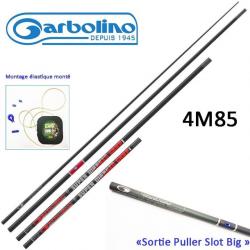 Set Canne Coup/Carpe/Carpodrome Garbolino super margin carp + Montage élastique