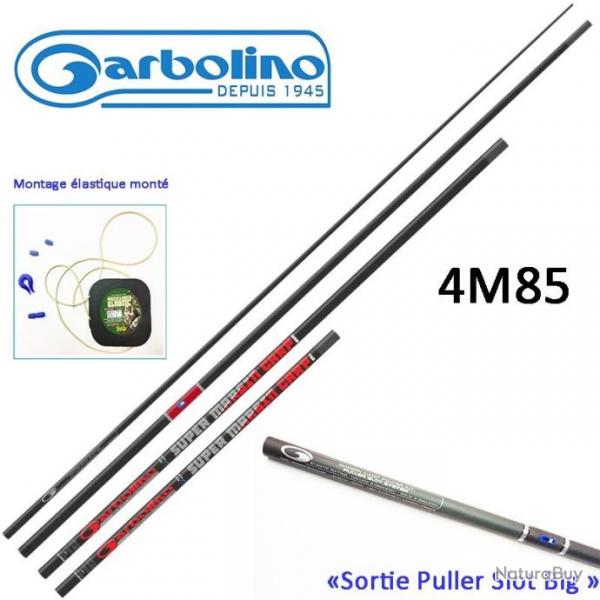 Set Canne Coup/Carpe/Carpodrome Garbolino super margin carp + Montage lastique