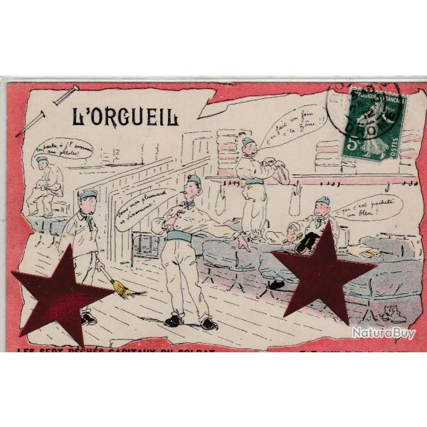 CPA -MILITARIA - L'ORGUEIL LES SEPT PECHES CAPITAUX DU SOLDAT- N 162