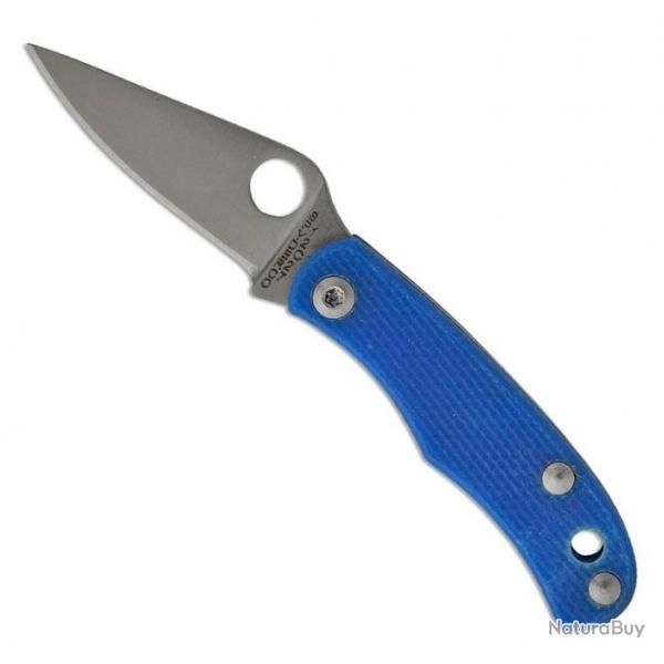 Couteau Spyderco Bug (12C27 / G10), Couleur bleu [Spyderco]