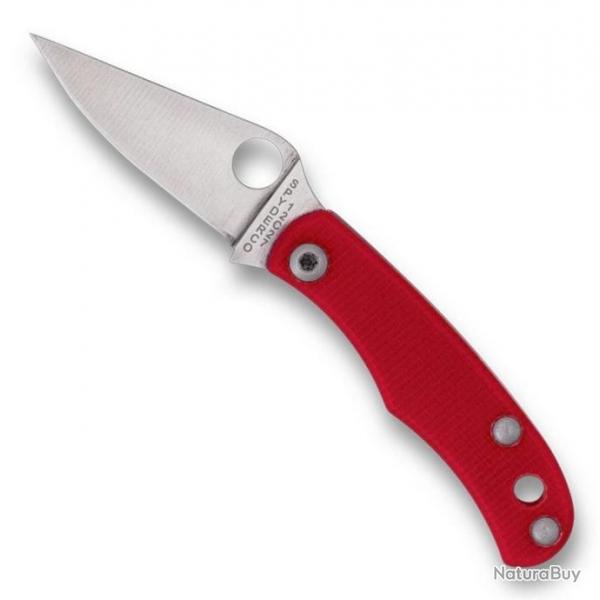 Couteau Spyderco Bug (12C27 / G10), Couleur rouge [Spyderco]