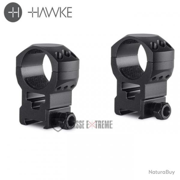 Colliers de Montage HAWKE Tactical Weaver 30mm Extra Haut