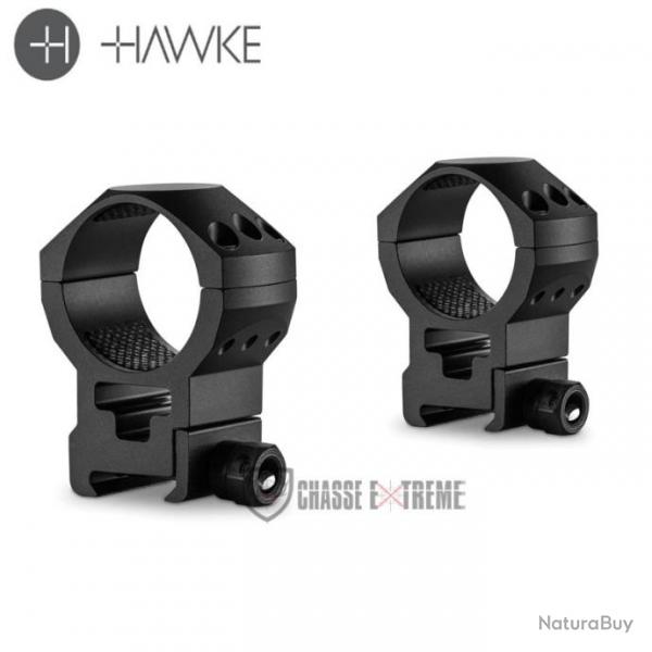 Colliers de Montage HAWKE Tactical Weaver 34mm Haut