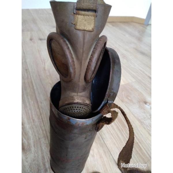 Masque  gaz collection militaria WW2