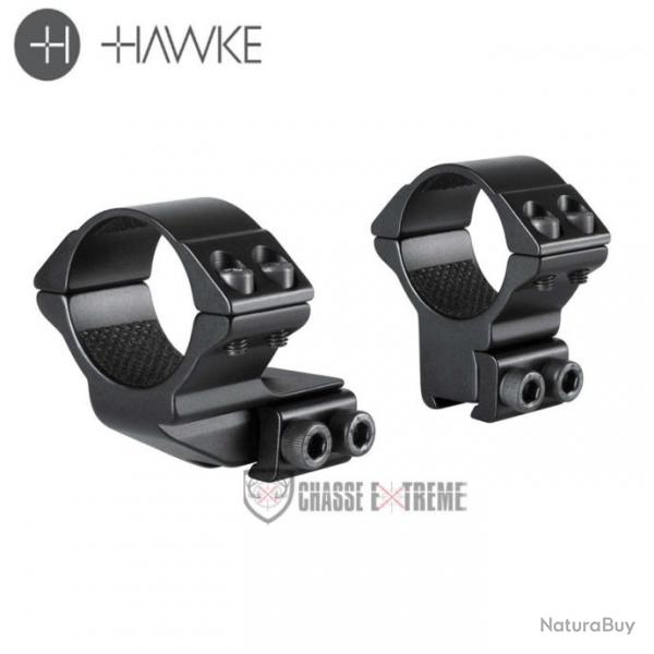 Bague d'Extension HAWKE 25 mm 30mm (2 Pices) pour Colliers de Montage 9-11 mm Haut