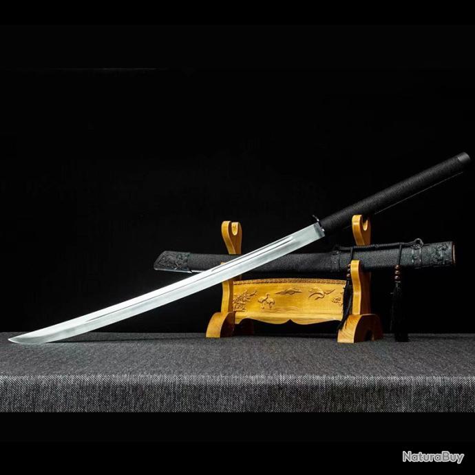 Épée Japonaise Katana Type 98 Gunto - Reproduction - Lame Acier Carbone, Fourreau Fer - Neuf