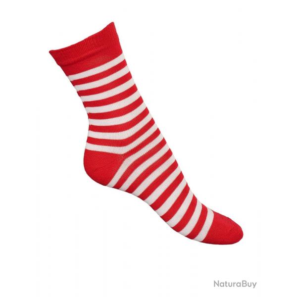 Offre ds 3 paires de chaussettes rayes coton Femme vert  34/36