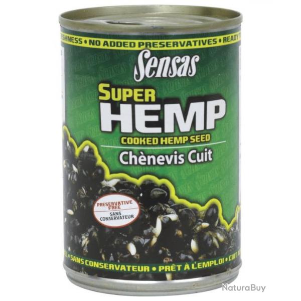 SENSAS GRAINES SUPER HEMP COCKED 350GR SENSAS