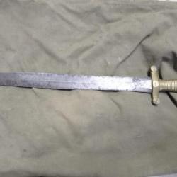 Glaive français d'infanterie modèle 1831 marqué Jean