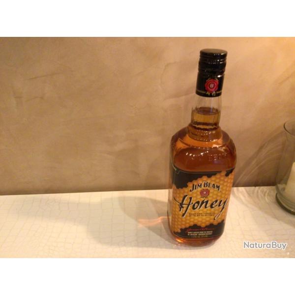 Bouteille 1 L whisky JIM BEAM BOURBON HONEY