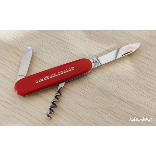 Victorinox couteau Suisse Gourmet Elinox 84mm 1966-1973 Charles Keller Collector