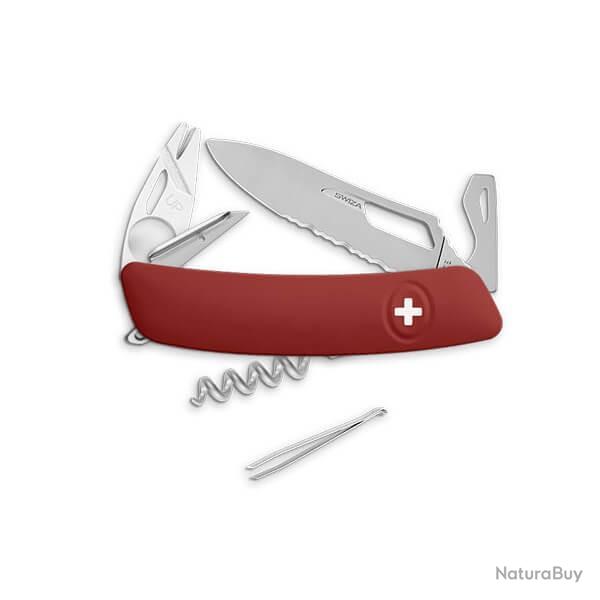 Couteau suisse Swiza  Allmatt 10 pices SH03TTROM rouge
