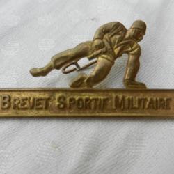 insigne brevet sportif  militaire or