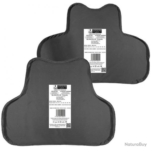 Pack ballistique Homme NIJIIIA Avant et Arrire 10 Joules XXXL
