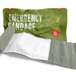 Pansement compressif d'urgence type Israélien sous vide - Livraison gratuite
