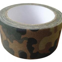 Ruban adhésif Camo Militaire PISTEURS (Longueur 10 m, Largeur 5 cm)