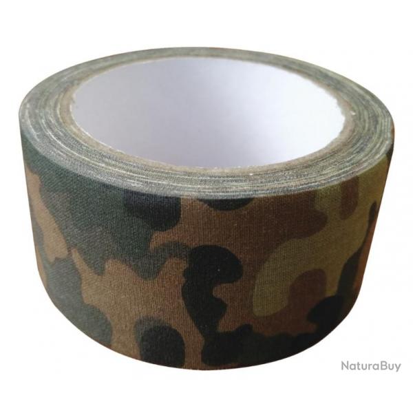 Ruban adhsif Camo Militaire PISTEURS (Longueur 10 m, Largeur 5 cm)