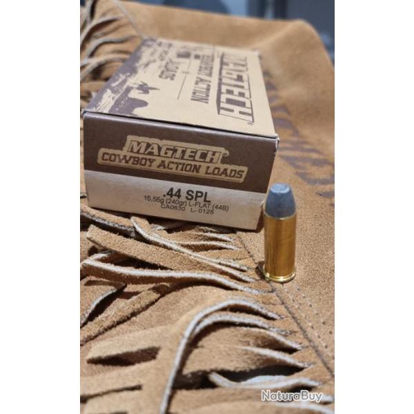50 Munitions MAGTECH Cowboy Action Cal 44SPL 240Gr LFN action shooting cowboy cass