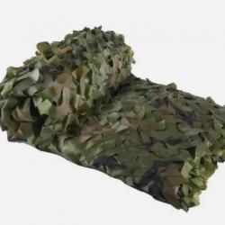 Filet de Camouflage Vert Voile d'Ombrage Rectangulaire tissu oxford 3 x 4 m