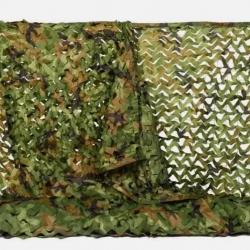 Filet de Camouflage Militaire 4x5 M Voile d'ombrage chasse jardin décor vert