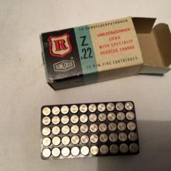 1 boîte de 50 munitions Z  22 LR RWS