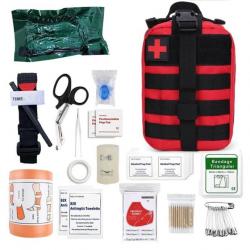 Kit de Survie Trousse De Premiers Soins De Survie Vitesse *241 Pcs ROUGE -*LIVRAISON GRATUITE !!