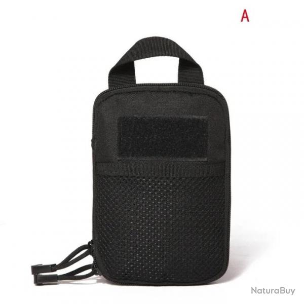 Dulpowers-Sac mdical Molle EDC pour airsoft-*NOIR A* -*