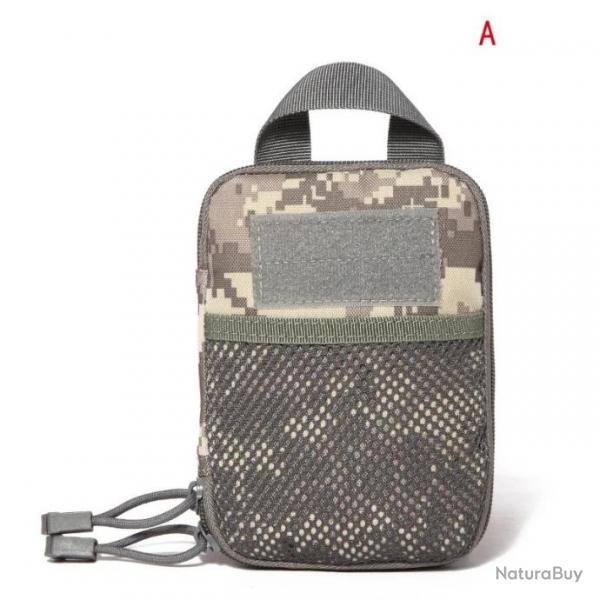 Dulpowers-Sac mdical Molle EDC pour airsoft-*ACU A* -*