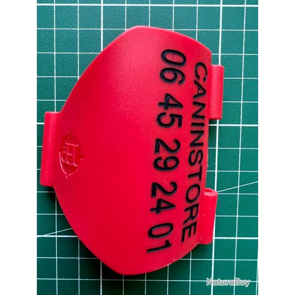 GRAVURE Attache antenne couleurs FLUO DC50 T5 TT10 TT15 pour GARMIN ou a BLEU CLAIR VERTICALE