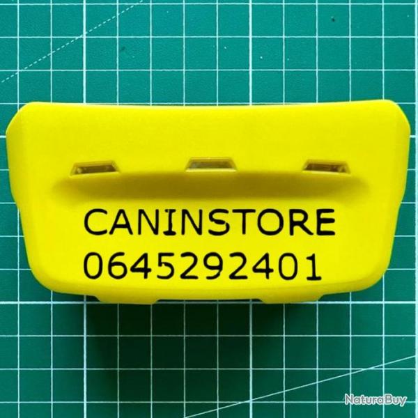 Pack Boitier JAUNE + GRAVURE (compatible pour collier GARMIN T5 TT10 TT15 T5x TT15X)